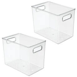 Kitchen Storage Bin With Handles 10 X 6.5 X 8 -Home storage 1000 Square JPG 09121MDBST.MAIN 3