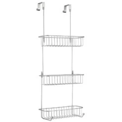 3-Tier Over-the-Door Shower Caddy With 2 Hooks -Home storage 1000 Square JPG 09156MDBST.PT06