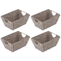 Water Hyacinth Nesting Baskets 12 X 9 X 6 -Home storage 1000 Square JPG 09226MDHS.MAIN 3