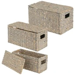 Hyacinth Nesting Basket Set With Removable Lids 15 Hyacinth Nesting Basket Set With Removable Lids -Home storage 1000 Square JPG 09234MDHS.MAIN 3