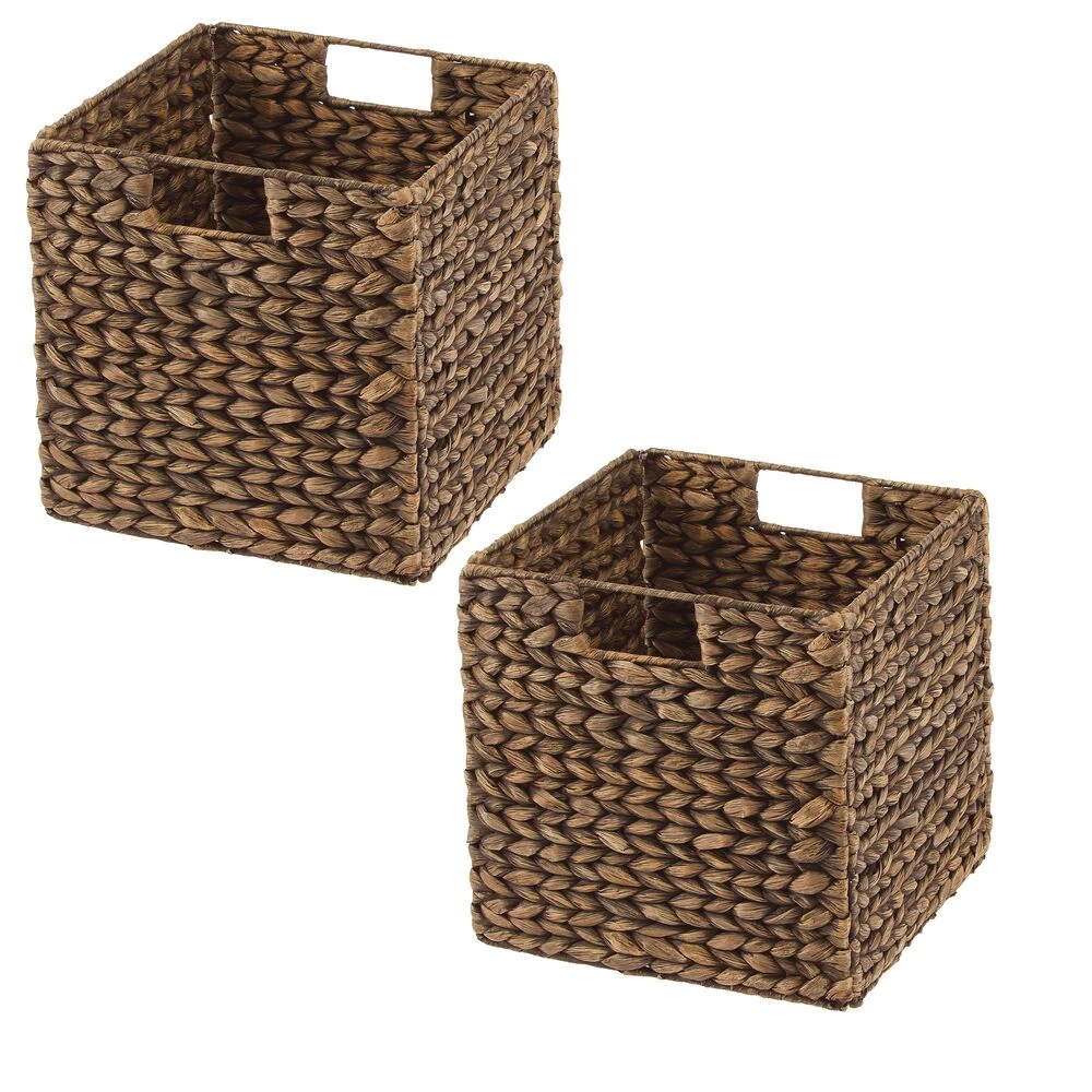 Water Hyacinth Cube Basket 10.5 X 10.5 X 10.5 9 Water Hyacinth Cube Basket 10.5 X 10.5 X 10.5 - Image 9