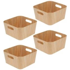 Paperboard Storage Bins 12 X 12 X 6 -Home storage 1000 Square JPG 09766MDK.MAIN 3