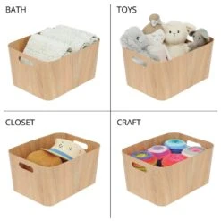 Paperboard Storage Bins 16 X 12 X 8 9 Paperboard Storage Bins 16 X 12 X 8 -Home storage 1000 Square JPG 09767MDK Detail
