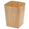 Square Bamboo Trash Can