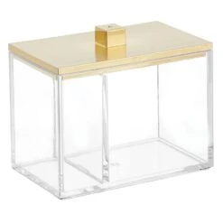 Divided Canister With Lid -Home storage 1000 Square JPG 09812MDBA.PT06