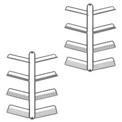 Wall Mounted Shoe Rack 11 Wall Mounted Shoe Rack -Home storage 1000 Square JPG 10150MDCO.PT02