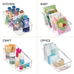 Food Packet Organizer Bin 10.5 X 6 X 5 8 Food Packet Organizer Bin 10.5 X 6 X 5 -Home storage 1000 Square JPG 10172MDBST Detail