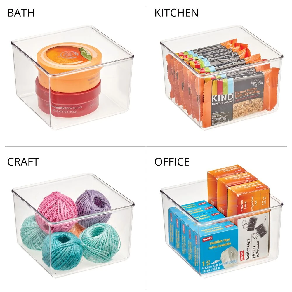 Square Bin Set 6 X 6 X 4 4 Square Bin Set 6 X 6 X 4 - Image 4