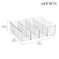 12-Section Drawer Organizer 12 X 14 X 4 11 12-Section Drawer Organizer 12 X 14 X 4 -Home storage 1000 Square JPG 10261MDCO Dimensions