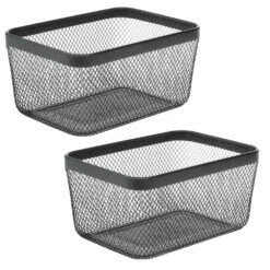 Wire Mesh Pantry Bin 12 X 9 X 6