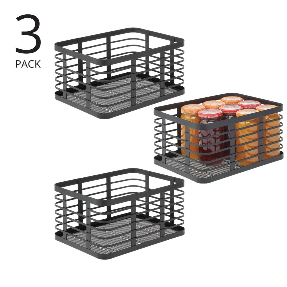 Wire Pantry Baskets9 X 12 X 6 4 Wire Pantry Baskets9 X 12 X 6 - Image 4