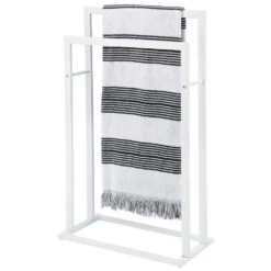 2-Tier Bathroom Towel Rack 8 2-Tier Bathroom Towel Rack -Home storage 1000 Square JPG 10653MDBA Outline