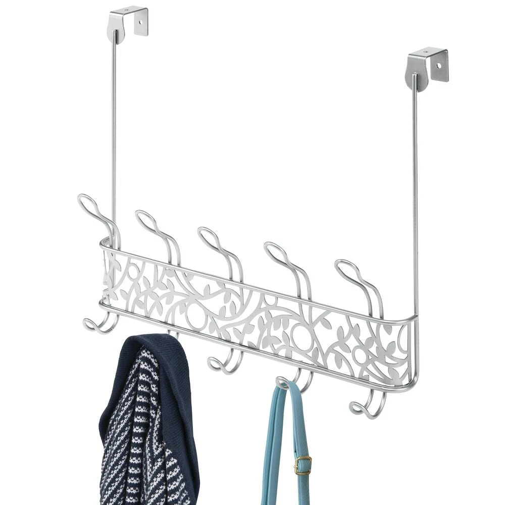 Decorative Over-the-Door 10-Hook Rack 2 Decorative Over-the-Door 10-Hook Rack - Image 2