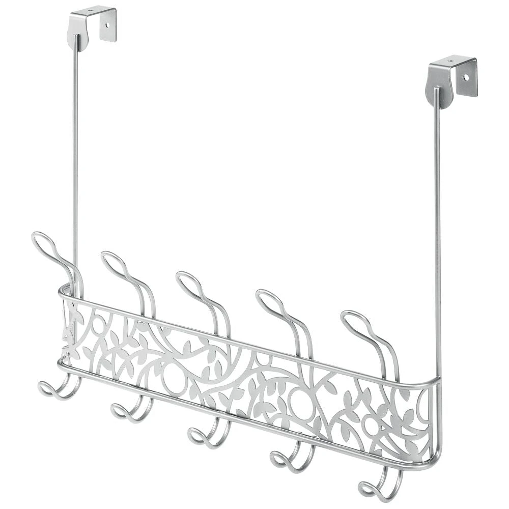 Decorative Over-the-Door 10-Hook Rack 1 Decorative Over-the-Door 10-Hook Rack