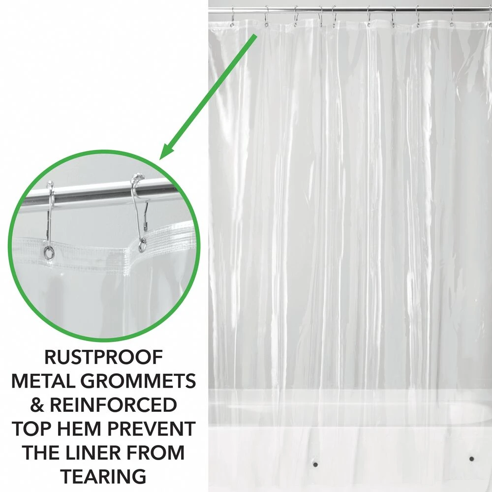 VinylShower Curtain Liner 4 VinylShower Curtain Liner - Image 4