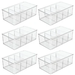 4-Section Divided Kitchen Bin 10.5 X 6 X 3.5 -Home storage 1000 Square JPG 11454MDK.MAIN 3