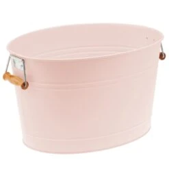 Beverage Tub With Bamboo Handles