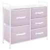 5-Drawer Wide Fabric Dresser