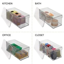 Stackable Refrigerator Bins14.5 X 6 X 6 -Home storage 1000 Square JPG 12268MDBST.PT02