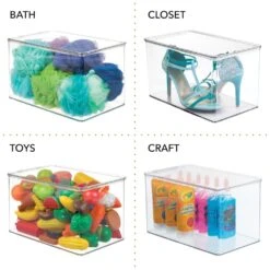 Clear Stackable Shoe Box 13 X 7 X 7 -Home storage 1000 Square JPG 12303MDCS.PT03