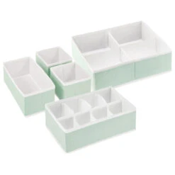 Set Of 5 Fabric Drawer Organizers -Home storage 1000 Square JPG 12583MDB.PT06