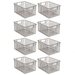 Wire Pantry Basket With Handles 12 X 9 X 6 -Home storage 1000 Square JPG 12970MDCO.MAIN 3