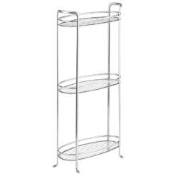 Oval 3-Tier Bathroom Storage Shelves -Home storage 1000 Square JPG 12994MDBA.PT06