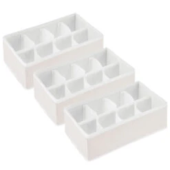 8-Section Fabric Drawer Organizer