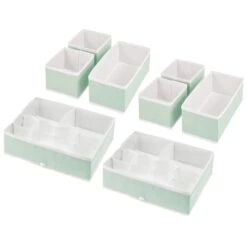 Set Of 8 Fabric Drawer Organizers -Home storage 1000 Square JPG 13706MDB.MAIN 3