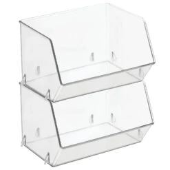 Open Front Stackable Kitchen Bin 8 X 6 X 5 13 Open Front Stackable Kitchen Bin 8 X 6 X 5 -Home storage 1000 Square JPG 13784MDK.MAIN 3b