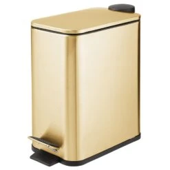 5-Liter Rectangular Step Trash Can -Home storage 1000 Square JPG 14162MDBA.MAIN