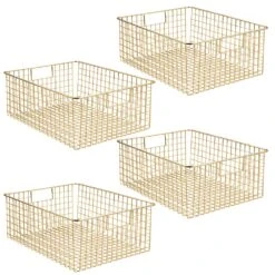 Wire Pantry Basket With Handles 16 X 12 X 6 -Home storage 1000 Square JPG 14167MDBST.MAIN 3