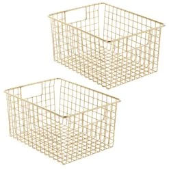 Wire Pantry Basket With Handles 12 X 9 X 6 -Home storage 1000 Square JPG 14172MDBST.MAIN 3
