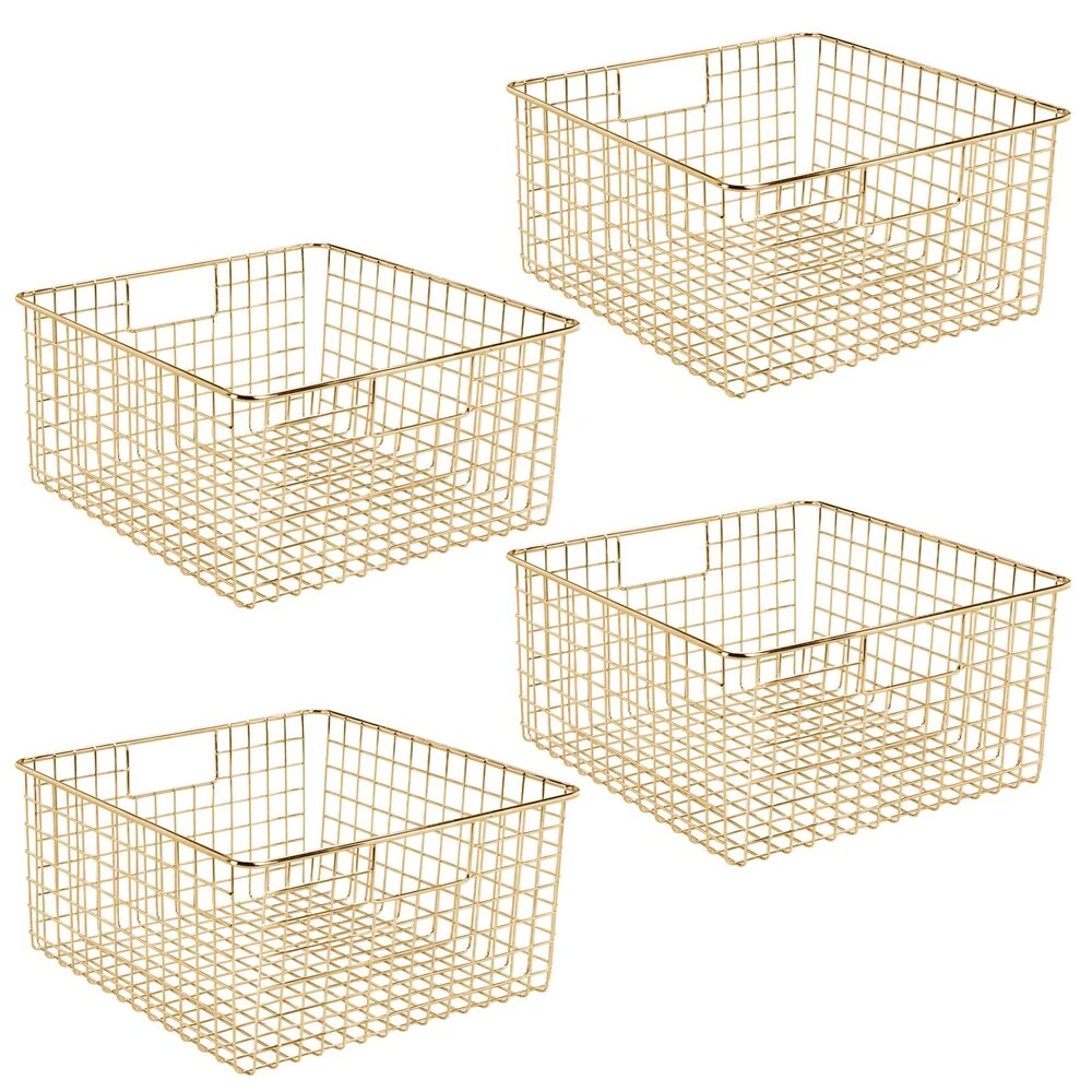 Wire Pantry Basket With Handles 12 X 12 X 6 20 Wire Pantry Basket With Handles 12 X 12 X 6 - Image 20