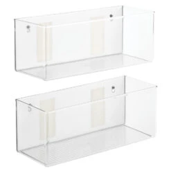 Wall Mount Or Adhesive Bin 6 X 16 X 6 -Home storage 1000 Square JPG 14628MDK.MAIN 3