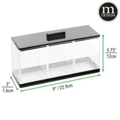 3-Section Canister With Lid -Home storage 1000 Square JPG 16004MDC.PT06