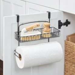 Over-the-Cabinet Paper Towel Holder With Storage -Home storage 1000 Square JPG 16213MDK Environment