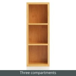 3-Section Bamboo Bin 10 X 4 X 2.5 9 3-Section Bamboo Bin 10 X 4 X 2.5 -Home storage 1000 Square JPG 16319MDK Detail