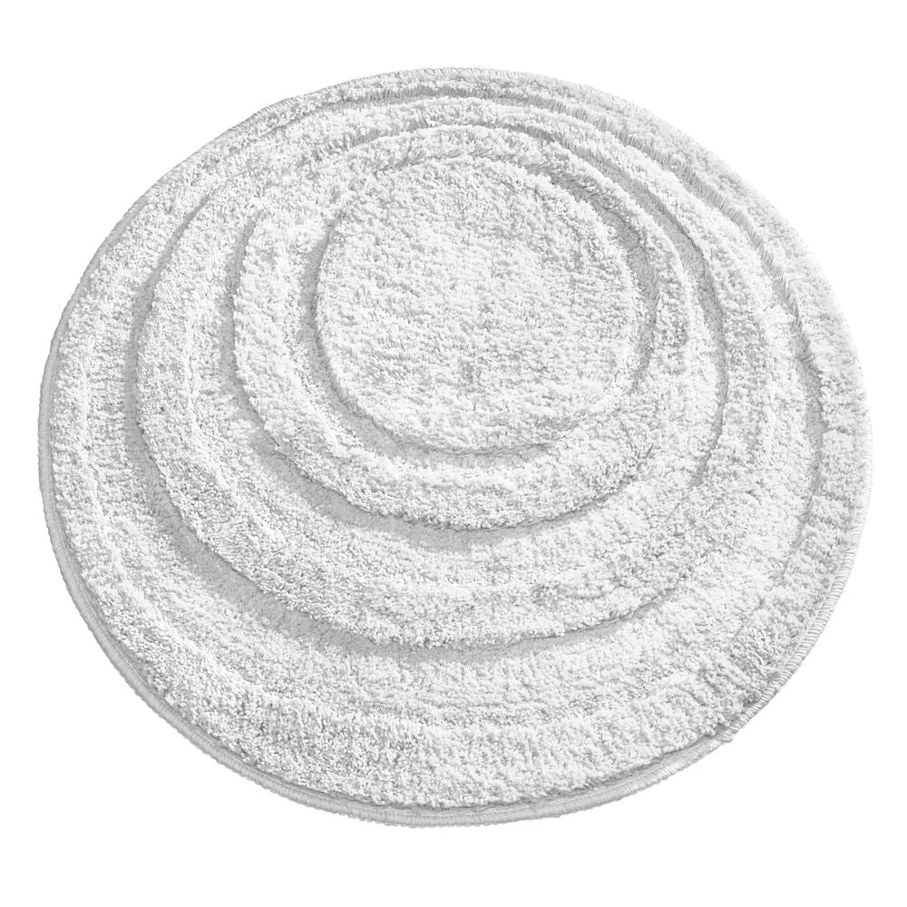 Concentric Circles Non-Slip Round Bath Mat 1 Concentric Circles Non-Slip Round Bath Mat