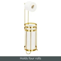 Toilet Paper Holder Stand With 3-Roll Reserve -Home storage 1000 Square JPG 17354MDBST Detail