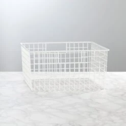 Wire Pantry Basket With Handles 12 X 12 X 6 25 Wire Pantry Basket With Handles 12 X 12 X 6 -Home storage 1000 Square JPG 18407MDK SellShot