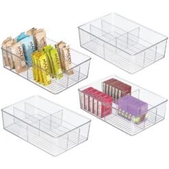 6-Section Divided Cabinet Organizer 8 X 12 X 3.5 11 6-Section Divided Cabinet Organizer 8 X 12 X 3.5 -Home storage 1000 Square JPG 19117MDK Outline