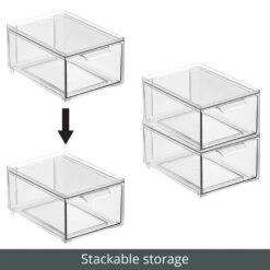 Stackable Kitchen Storage Drawer 8.5 X 6 X 4 -Home storage 1000 Square JPG 20533MDK Detail 6602ffa8 9c6c 47e1 b5e9 9abfa9dd56a9