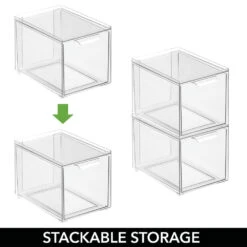 Stackable Bath Storage Drawer 8.5 X 6 X 6 -Home storage 1000 Square JPG 20542MDK Detail