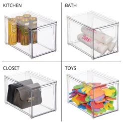 Stackable Kitchen Storage Drawer 12 X 8 X 8 14 Stackable Kitchen Storage Drawer 12 X 8 X 8 -Home storage 1000 Square JPG 20591MDCO Detail