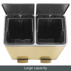 60-Liter Dual Compartment Step Trash Can 20 60-Liter Dual Compartment Step Trash Can -Home storage 1000 Square JPG 20642MDK Detail
