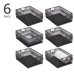 Cotton Rope Basket 16 X 12 X 6 -Home storage 1000 Square JPG 21433MDK Outline