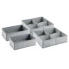 Set Of 4 Fabric Drawer Organizers