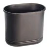 9.5-Liter Oval Bathroom Trash Can