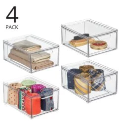 Stackable Closet Storage Drawer 8.5 X 6 X 4 -Home storage 1000 Square JPG 24549MDCO Outline